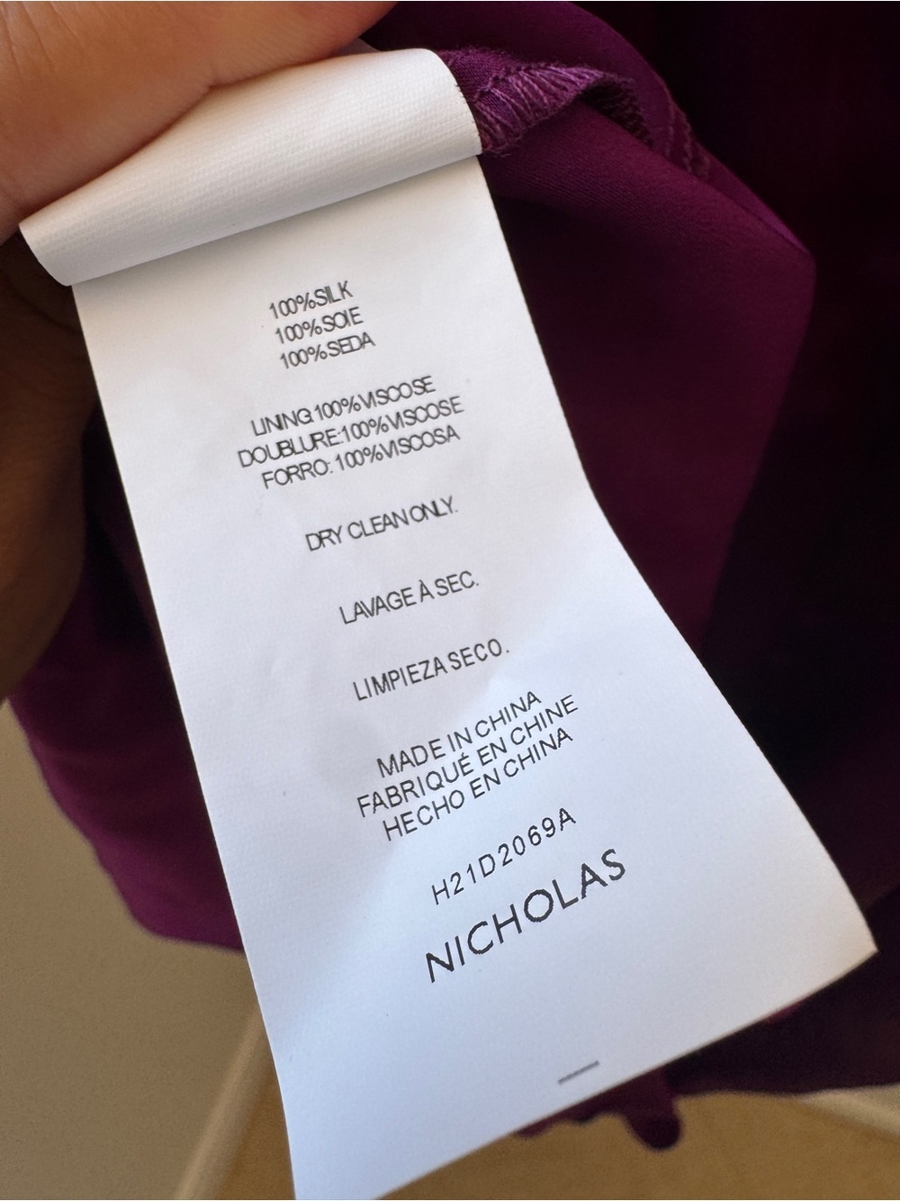 NICHOLAS Leila Dress in Dark Plum REVOLVE NEW - Picture 12 of 13